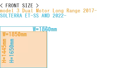 #model 3 Dual Motor Long Range 2017- + SOLTERRA ET-SS AWD 2022-